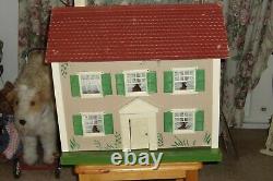 Antique 1930's Schoenhut knockdown Doll House with original box