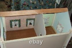 Antique 1930's Schoenhut knockdown Doll House with original box