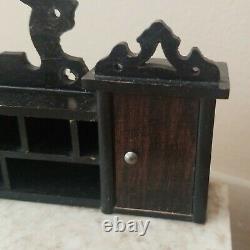 Antique Dollhouse Schneegas DESK Miniature Marble Furniture Doll c. 1880