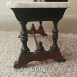 Antique Dollhouse Schneegas DESK Miniature Marble Furniture Doll c. 1880