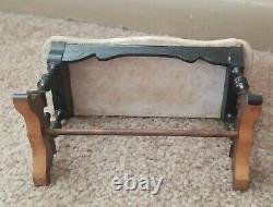 Antique Dollhouse Schneegas DESK Miniature Marble Furniture Doll c. 1880