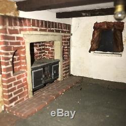 Antique Dolls House, A Wealdon (vernacular)16th Scale Model (A Rare Item)