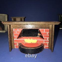 Antique Dolls House Fireplace Collection