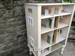 Antique Dolls House. Home Made. Large Cabinet Dolls House. Wonderful! Needs TLC