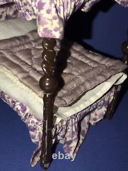 Antique Dolls House Miniature. A Fine Westacre Four Poster Bed. Original