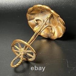 Antique Erhard & Sohne Ormolu Brass Miniature Umbrella Hall Stand Dolls House