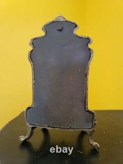 Antique French Miniature Vitrine Doll House or Stand up Trinket Box Casket