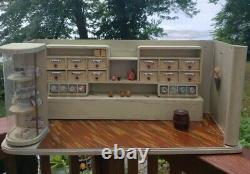 Antique GERMAN Dollhouse Room Box General STORE bakery Apothecary Shop