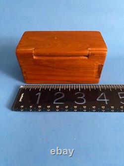 Antique German Dollhouse/Nursery style Zoo pattern carved wood BOX or TOY BOX