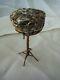 Antique German Miniature Doll House Ormolu Faux Bamboo Sewing Basket As Found