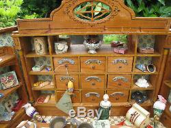 Antique German Wooden Grocery Store By Moritz Gottschalk Circa 1910