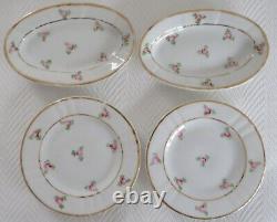 Antique Miniature Dolls China Dinner Service DUCK SAUCEBOATS 15 pieces Roses