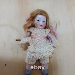 Antique Miniature Mignonette Dolls Porcelain/bisque German Dolls House Dolls