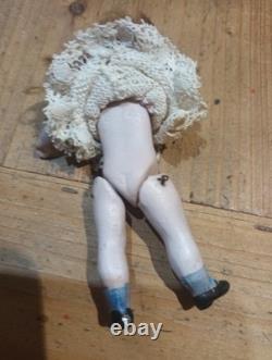 Antique Miniature Mignonette Dolls Porcelain/bisque German Dolls House Dolls