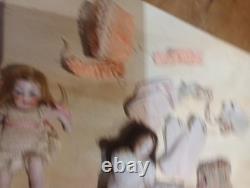 Antique Miniature Mignonette Dolls Porcelain/bisque German Dolls House Dolls