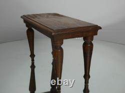 Antique Miniature Wooden Table Apprentice Piece, Dolls House Furniture. 20th C