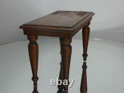 Antique Miniature Wooden Table Apprentice Piece, Dolls House Furniture. 20th C