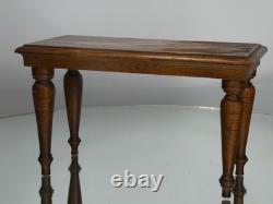 Antique Miniature Wooden Table Apprentice Piece, Dolls House Furniture. 20th C