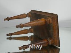 Antique Miniature Wooden Table Apprentice Piece, Dolls House Furniture. 20th C