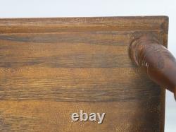 Antique Miniature Wooden Table Apprentice Piece, Dolls House Furniture. 20th C