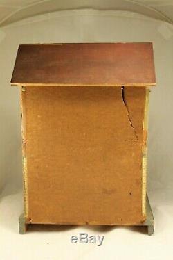 Antique R Bliss Two Storey Wood & Lithograph Dollhouse w Hinged Front No 571 8