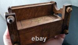 Antique Schneegas German Golden Oak UPRIGHT PIANO 112 Dollhouse Miniature