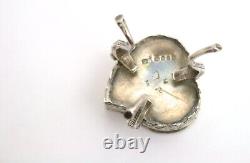 Antique Sterling solid silver box Repousse Rococo 1896 SB miniature dolls house