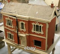 Antique/Vintage Dolls House For TLC (Possibly Early 20th C. Handicraft design)