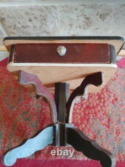 Antique Vintage Dolls' House Miniatures Furniture Waltershausen Chess Table