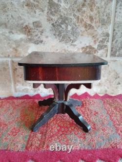 Antique Vintage Dolls' House Miniatures Furniture Waltershausen Chess Table