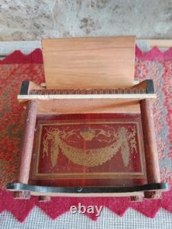 Antique Vintage Dolls' House Miniatures Furniture Waltershausen Davenport Desk
