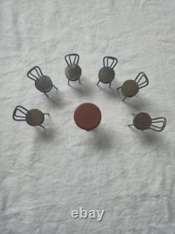 Antique/Vintage Metal Dolls House Miniatures Furniture & Accessories