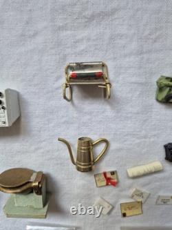 Antique/Vintage Metal Dolls House Miniatures Furniture & Accessories