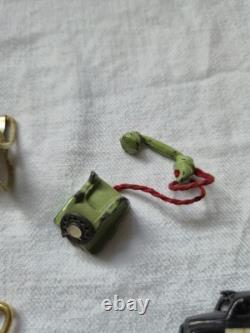 Antique/Vintage Metal Dolls House Miniatures Furniture & Accessories