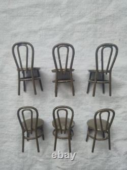 Antique/Vintage Metal Dolls House Miniatures Furniture & Accessories