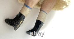 Antique Vintage Miniature Mignonette Bisque & Comp Dolls House Doll