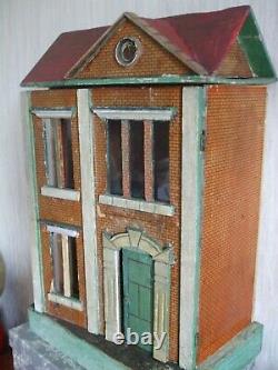 Antique dollshouse Gottschalk German 1890s house for tlc