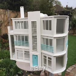 Art Deco 1930s Style Miniature DHE Malibu Beach House Dolls House 112