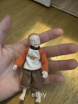 Artisan Child Dolls House Miniature Figure 112 1/12 Scale Handmade OOAK #1