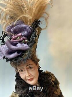 Artisan Miniature Dollhouse 1998 RARE Marcia Backstrom Doll A Victorian Madame