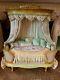 Artisan Miniature Dollhouse Vintage June Clinkscales Dream Day Bed Silks Wood Uk