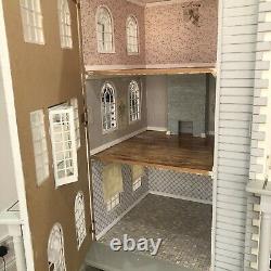 Ashcroft Dolls House Complete With Basement And Cabinet