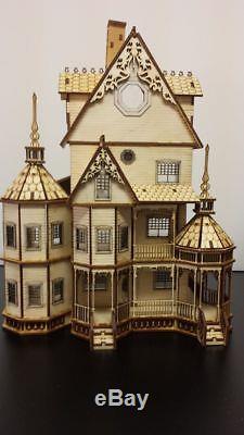 Ashley Gothic Victorian Dollhouse Quarter Inch/ 148 scale Kit