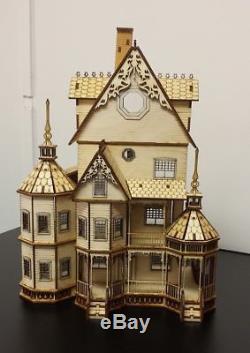 Ashley Gothic Victorian Dollhouse Quarter Inch/ 148 scale Kit