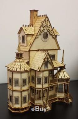 Ashley Gothic Victorian Dollhouse Quarter Inch/ 148 scale Kit