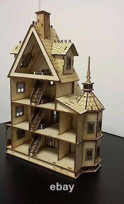 Ashley Gothic Victorian Dollhouse Quarter Inch/ 148 scale Kit