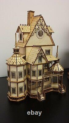 Ashley Gothic Victorian Dollhouse Quarter Inch/ 148 scale Kit