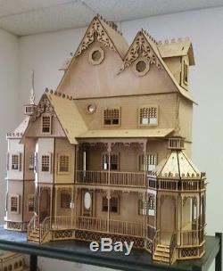 Ashley II Gothic Victorian Mansion Dollhouse Very Large Kit 112 scale