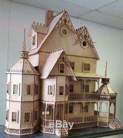 Ashley II Gothic Victorian Mansion Dollhouse Very Large Kit 112 scale