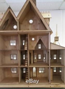 Ashley II Gothic Victorian Mansion Dollhouse Very Large Kit 112 scale